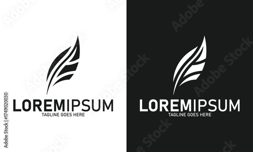 Minimalist Leaf Vector Art Logo PNG: Nature Inspired Design, Organic Branding Symbol, Modern Eco Icon, Botanical Illustration, Abstract Plant Emblem