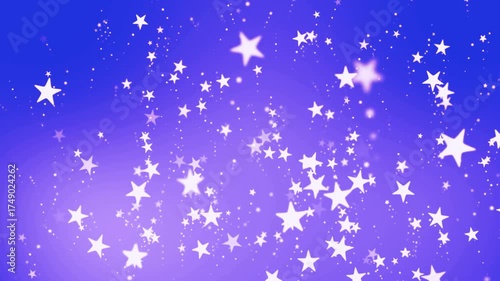 Christmas Star Flow Background – Festive Holiday Animation