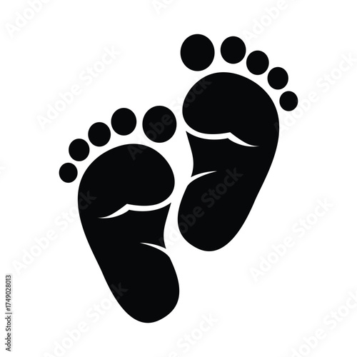 baby footprint icon