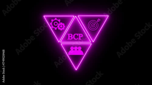 Futuristic  Tech Symbol with Target, Gears, and Human Silhouette Representing Digital Innovation, AI Process, and Modern Technology on Dark Background