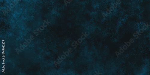 fog or mist transparent effect isolated on dark background. blue smoke on black background. Aquamarine powder explosion on black background. Colorful dust explode. 