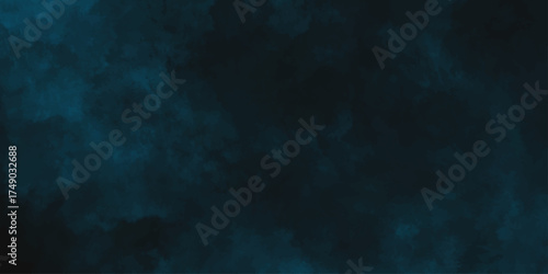 fog or mist transparent effect isolated on dark background. blue smoke on black background. Aquamarine powder explosion on black background. Colorful dust explode. 