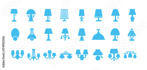 lamp icon collection