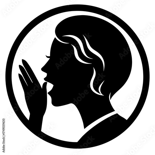 vector illustration of a woman