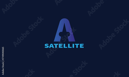 satellite logo, company logo