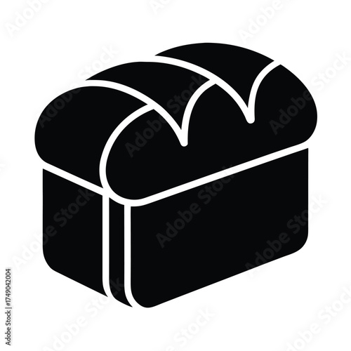 Brioche Bread Icon Vector Illustration