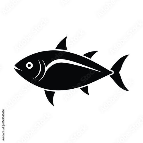 Tuna Fish Icon Vector Illustration