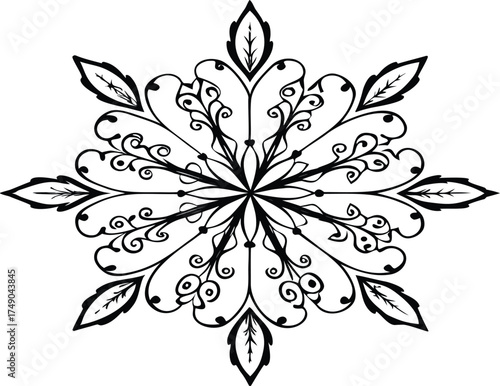 vector floral ornament