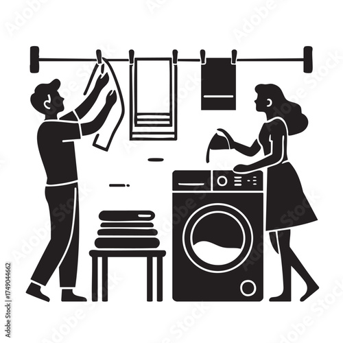 Walking Legs Silhouette Illustration on White Background for Diverse Applications