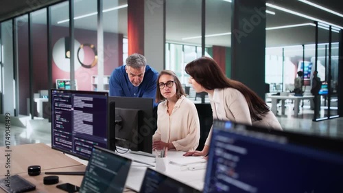 Coding Team Works Together