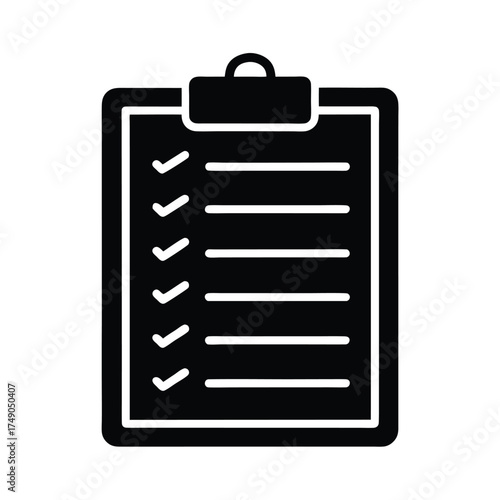 Checklist Icon Vector Illustration