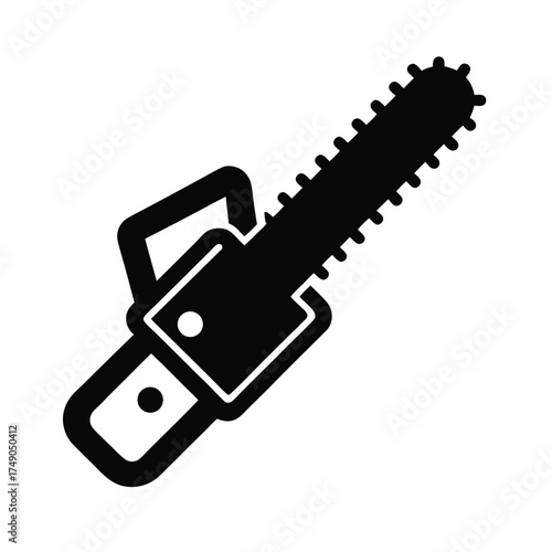 Chainsaw Icon Vector Illustration