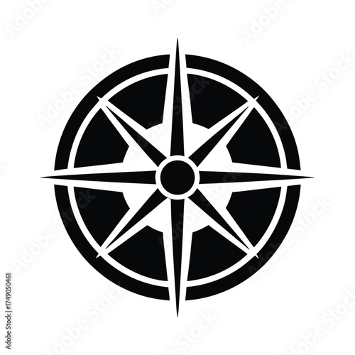 Compass Icon Vector Illustration