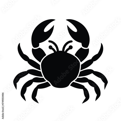 Crab Icon Vector Illustration