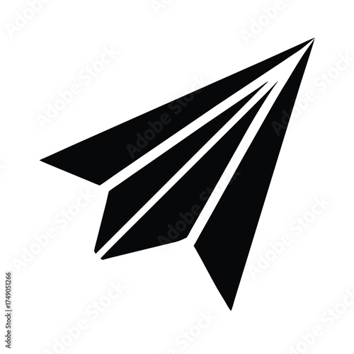 Paper Plane Icon Vector Illustration
