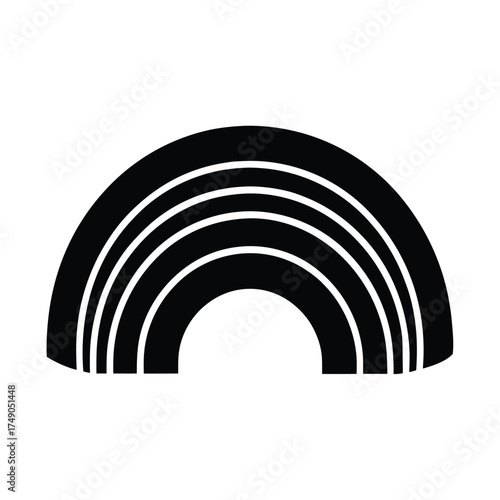 Rainbow Icon Vector Illustration