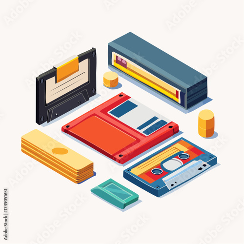 Isometric 3D Technology Icon