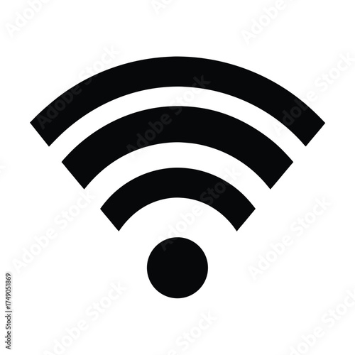Wi Fi Signal Icon Vector Illustration