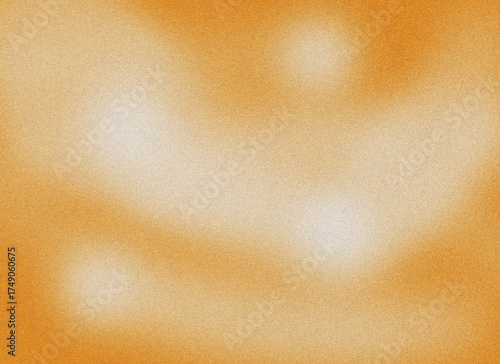 Yellow Grainy Background, Abstract Textured Backdrop with Soft Noise Effect