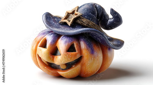 Halloween pumpkin decoration home photography indoor close-up festive spirit