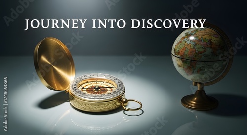 Compass and Coins – Discover Journey on Columbus Day