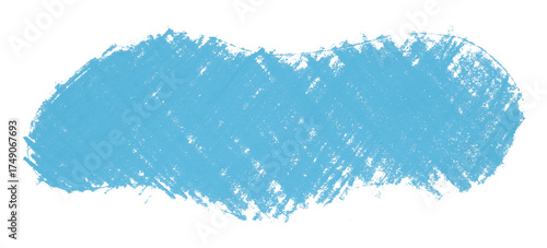 Abstract organic colored pencils abstract light blue chalk drop shape isolated on transparent background