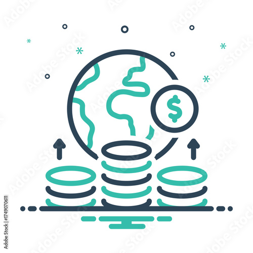 Mix icon for economic impact