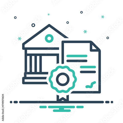 Mix icon for fiscal policy