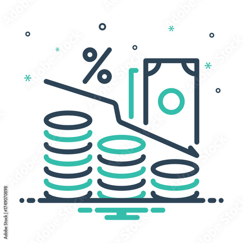 Mix icon for market inflation