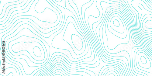 Topographic map background with geographic grid for hiking and mountain sport. luxury topographic wavy pattern and geographic grid map design. paper texture Imitation of a geographical map shade.