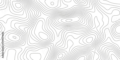 Topographic map background with geographic grid for hiking and mountain sport. luxury topographic wavy pattern and geographic grid map design. paper texture Imitation of a geographical map shade.