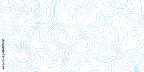 Topographic map background with geographic grid for hiking and mountain sport. luxury topographic wavy pattern and geographic grid map design. paper texture Imitation of a geographical map shade.