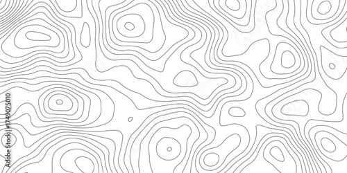 Topographic map background with geographic grid for hiking and mountain sport. luxury topographic wavy pattern and geographic grid map design. paper texture Imitation of a geographical map shade.