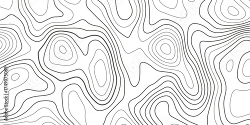 Topographic map background with geographic grid for hiking and mountain sport. luxury topographic wavy pattern and geographic grid map design. paper texture Imitation of a geographical map shade.