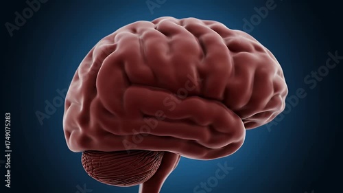 Wallpaper Mural Human Brain Anatomy Model - Medical Illustration Torontodigital.ca