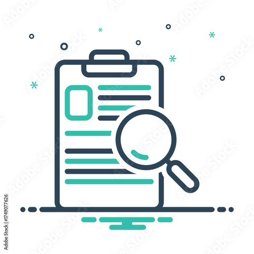 Mix icon for research findings