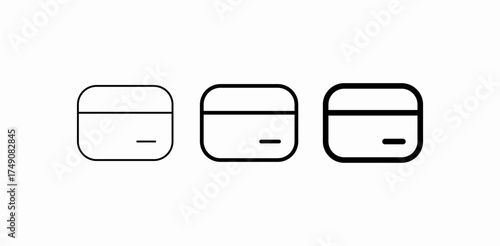 credit card secure icon sign vector