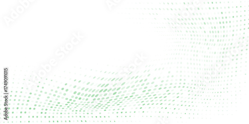 Light Blue, Green vector red banner with set of circles, dots. Donuts haftone simple