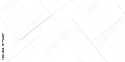 Abstract white and gray technology concept diamond triangle geometric line background. modern seamless business technology concept geometric shapes. squares and triangle with soft shadows as pattern.