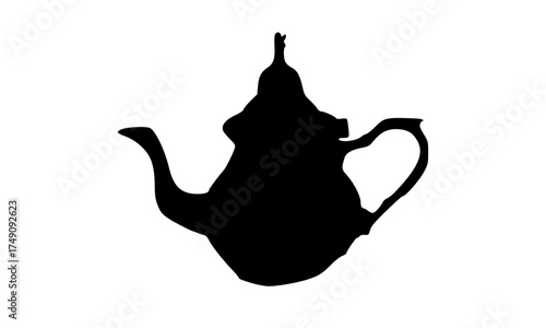 teapot isolated on white