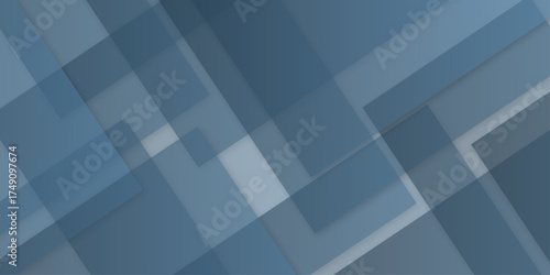 Abstract blue color technology concept diamond triangle geometric line background. modern seamless business technology concept geometric shapes. squares and triangle with soft shadows as pattern.