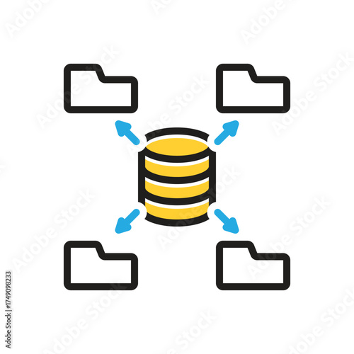 Multi color icon for source