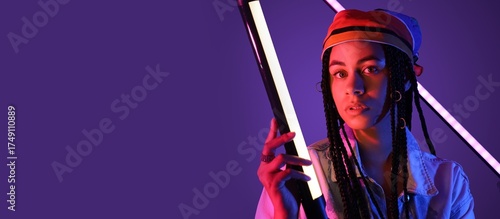 Beautiful young African-Ame...