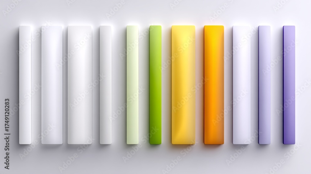 Fototapeta premium soft pastel gradient with one bold accent stripe, minimal modern, copyspace
