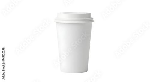 Wallpaper Mural White Coffee Cup Mockup Disposable Paper Cup Drink Container Hot Beverage Torontodigital.ca