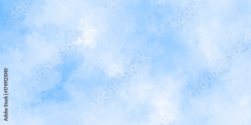 Abstract grunge sky blue soft painted watercolor paint splash. inspiring views of fluffy clouds blue sky background. cloudy blue sky various natural clouds and smoke. morning cloud in the sky.
