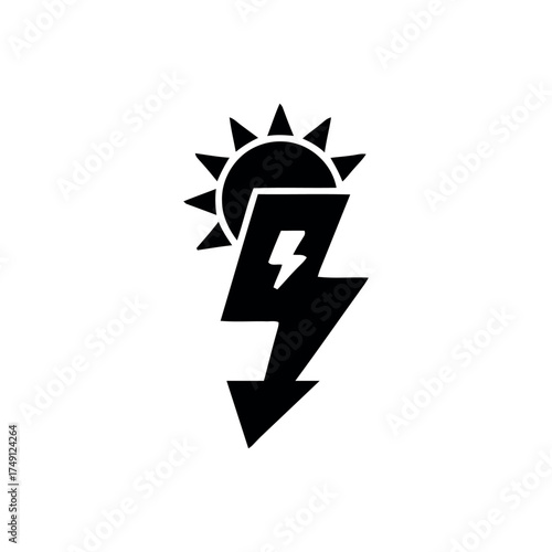 Green Energy Icons - Eco Power, Renewable Resources, and Sustainable Environment Symbols