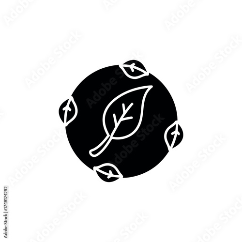 Green Energy Icons - Eco Power, Renewable Resources, and Sustainable Environment Symbols