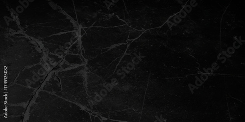 Luxurious black marble texture with natural white veins, elegant stone background, abstract polished and acrylic plaster Wall and panel marble natural pattern for architecture and interior design.