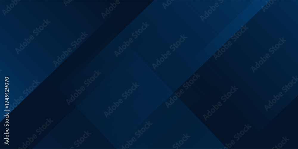Obraz premium Abstract background gradient dark navy blue banner simple abstract